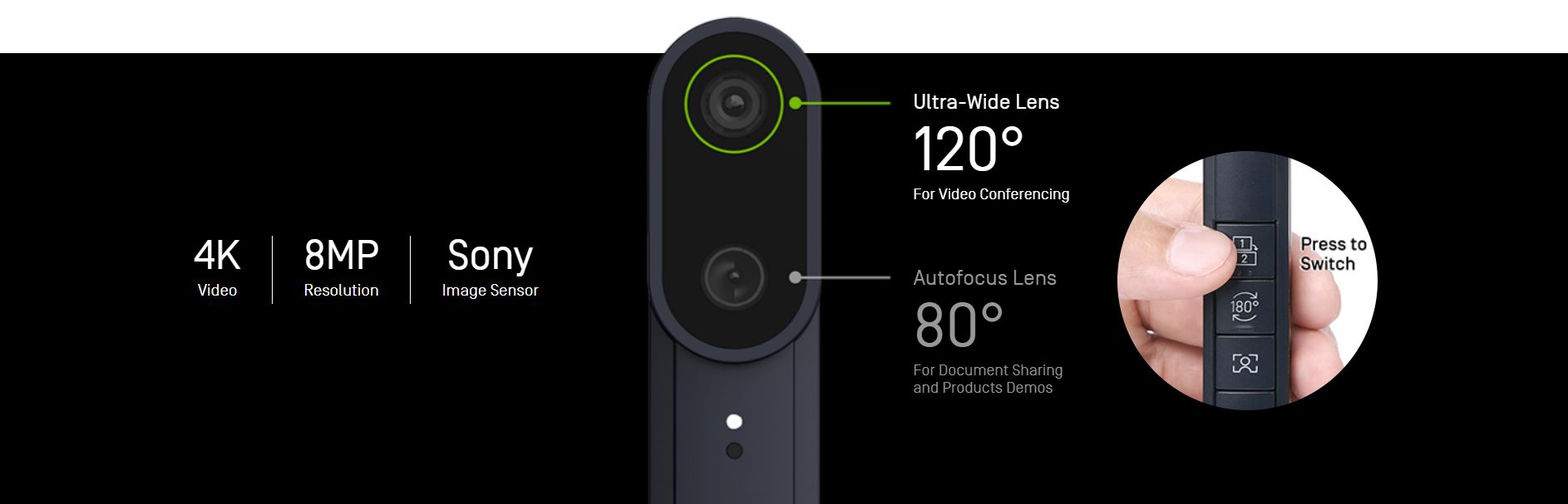 IPEVO TOTEM 120 Multimodal Collaboration Camera